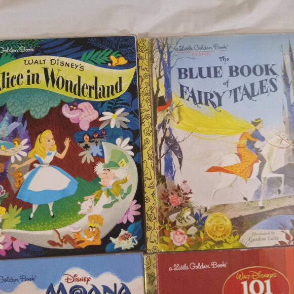 Bundle of 6 Golden Books Various Disney Titles Reading Educational - Picture 4 of 9